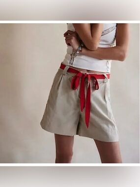 Free People Perfect Prep Pleated Shorts